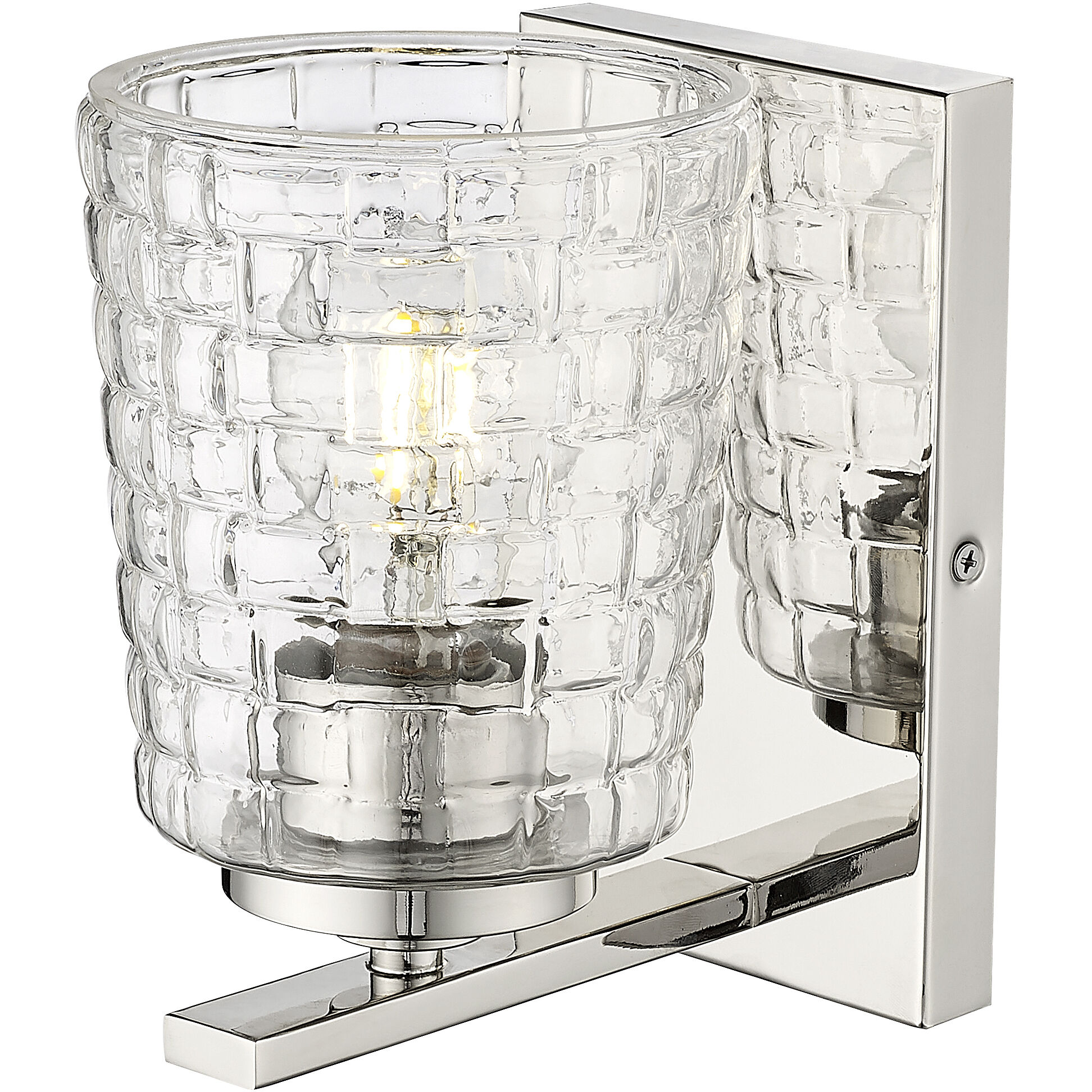 Saben Wall Sconce Wall Light in Polished Nickel